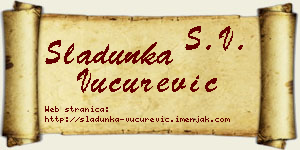 Sladunka Vučurević vizit kartica